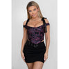 Blossom Tapestry Print Corset Top