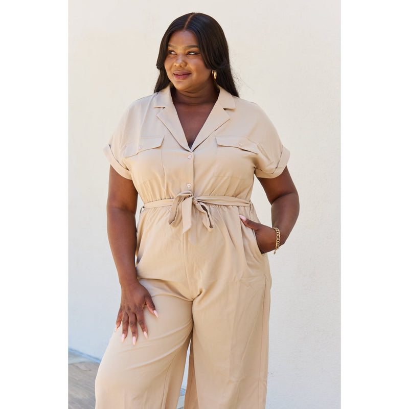 All In One Solid Jumpsuit
