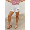 RISEN Lily High Waisted Distressed Shorts