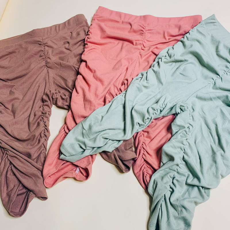 Fitted Biker Shorts (Baked Pink)